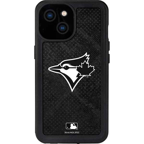 MLB Toronto Blue Jays Dark Wash iPhone 15 Waterproof Case