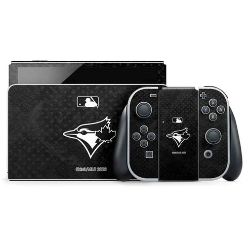 MLB Toronto Blue Jays Dark Wash Nintendo Switch OLED (2021) Skin
