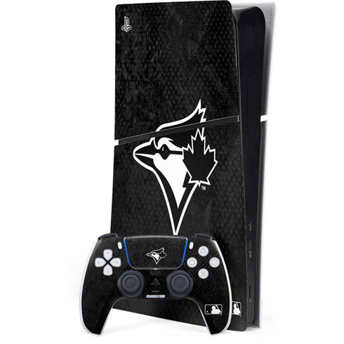 MLB Toronto Blue Jays Dark Wash PS5 Slim Digital Edition Bundle Skin