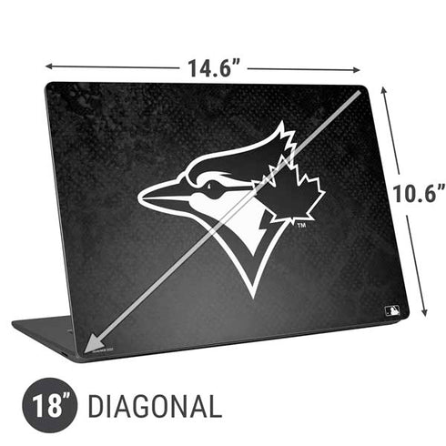 MLB Toronto Blue Jays Dark Wash Universal Laptop 18in (14.6 x 10.6in) Skin