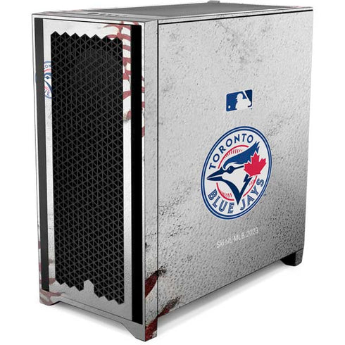 MLB Toronto Blue Jays Game Ball Corsair 4000D Tempered Glass Mid-Tower ATX Case Skin