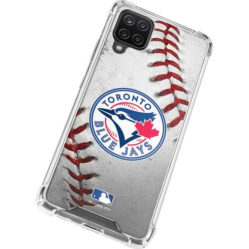 MLB Toronto Blue Jays Game Ball Galaxy A12 Clear Case