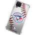 MLB Toronto Blue Jays Game Ball Galaxy A12 Clear Case