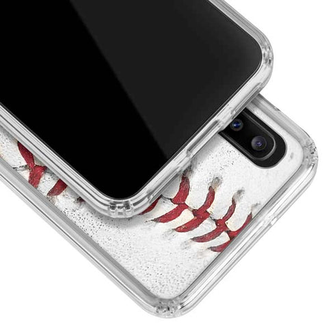 MLB Toronto Blue Jays Game Ball Galaxy A30 Clear Case