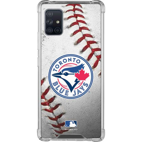 MLB Toronto Blue Jays Game Ball Galaxy A51 5G Clear Case