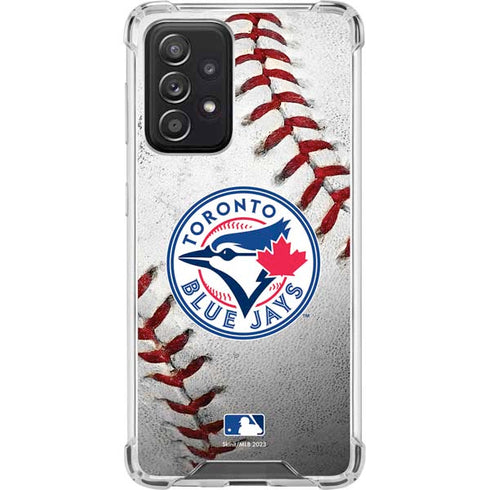 MLB Toronto Blue Jays Game Ball Galaxy A52 5G Clear Case