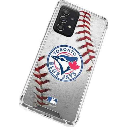 MLB Toronto Blue Jays Game Ball Galaxy A52 5G Clear Case