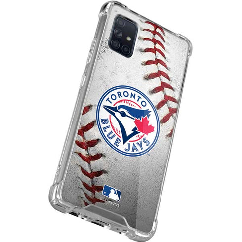 MLB Toronto Blue Jays Game Ball Galaxy A71 5G Clear Case