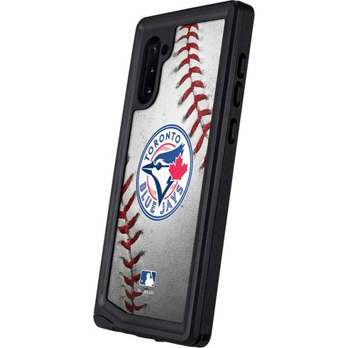MLB Toronto Blue Jays Game Ball Galaxy Note 10 Waterproof Case