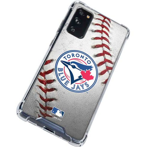 MLB Toronto Blue Jays Game Ball Galaxy S20 FE Clear Case