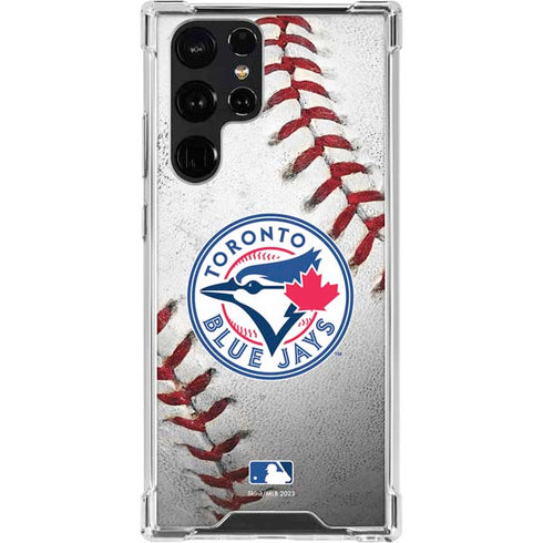 MLB Toronto Blue Jays Game Ball Galaxy S22 Ultra Clear Case