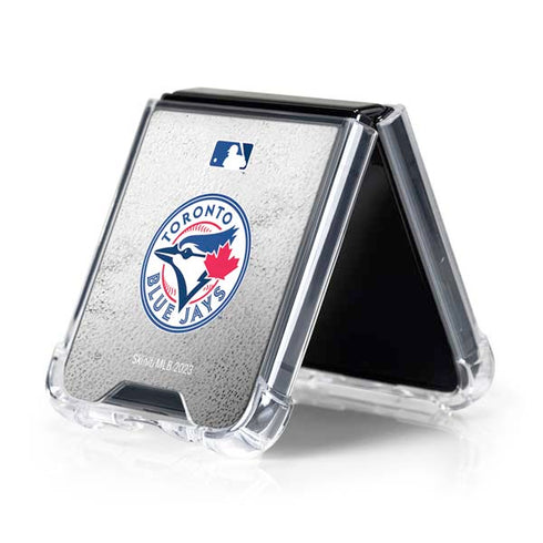 MLB Toronto Blue Jays Game Ball Galaxy Z Flip5 5G Clear Case