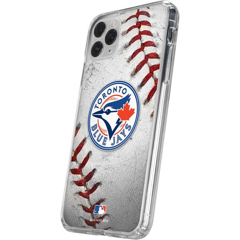 MLB Toronto Blue Jays Game Ball iPhone 11 Pro Clear Case