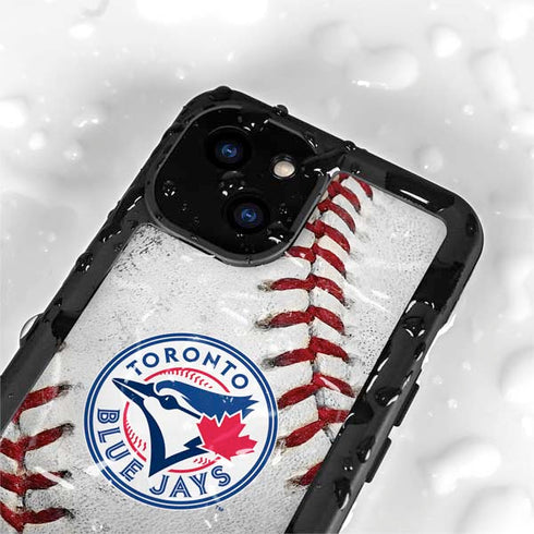 MLB Toronto Blue Jays Game Ball iPhone 15 Plus Waterproof Case