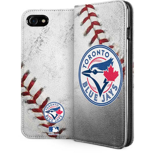 MLB Toronto Blue Jays Game Ball iPhone SE (2nd & 3rd Gen) Folio Case