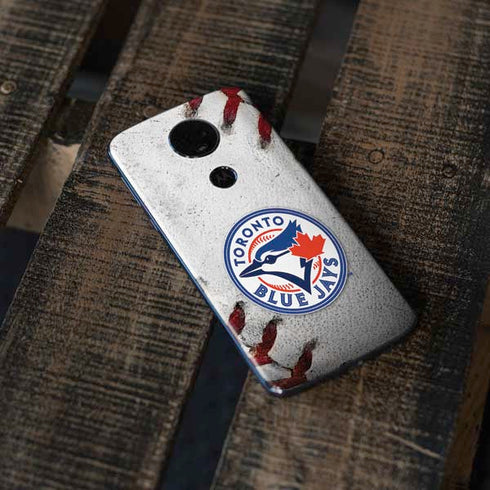 MLB Toronto Blue Jays Game Ball Moto E5 Plus Skin