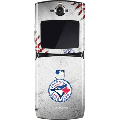 MLB Toronto Blue Jays Game Ball Motorola RAZR Skin