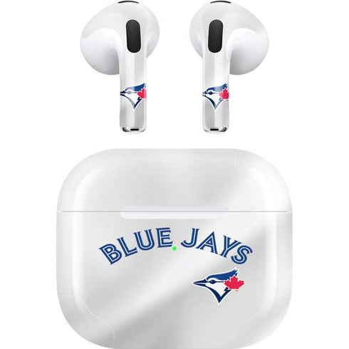MLB Toronto Blue Jays Jersey Home Apple AirPods (3rd Gen 2021) Skin