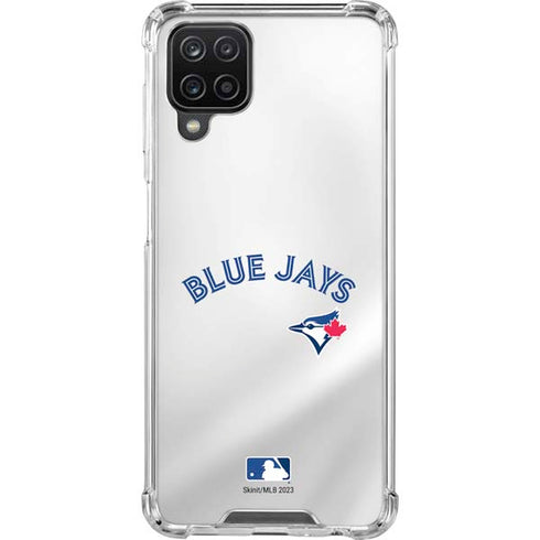 MLB Toronto Blue Jays Jersey Home Galaxy A12 Clear Case