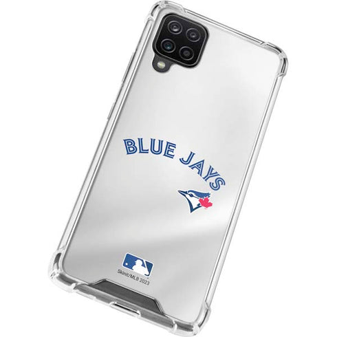 MLB Toronto Blue Jays Jersey Home Galaxy A12 Clear Case
