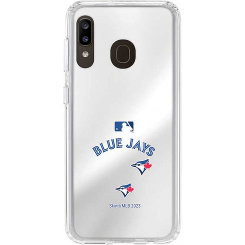 MLB Toronto Blue Jays Jersey Home Galaxy A20 Clear Case