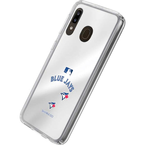 MLB Toronto Blue Jays Jersey Home Galaxy A20 Clear Case