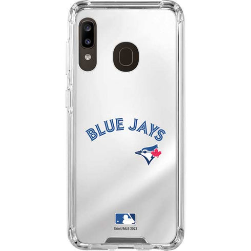 MLB Toronto Blue Jays Jersey Home Galaxy A30 Clear Case