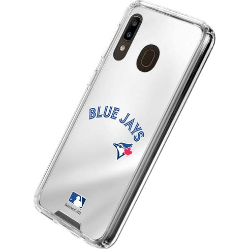 MLB Toronto Blue Jays Jersey Home Galaxy A30 Clear Case