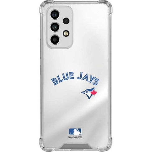 MLB Toronto Blue Jays Jersey Home Galaxy A53 5G Clear Case