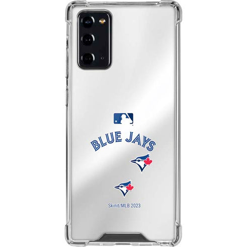 MLB Toronto Blue Jays Jersey Home Galaxy Note20 5G Clear Case