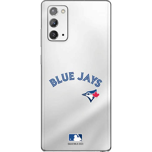MLB Toronto Blue Jays Jersey Home Galaxy Note20 5G Skin