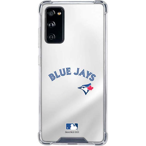MLB Toronto Blue Jays Jersey Home Galaxy S20 FE Clear Case