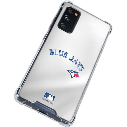 MLB Toronto Blue Jays Jersey Home Galaxy S20 FE Clear Case