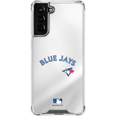 MLB Toronto Blue Jays Jersey Home Galaxy S21 FE Clear Case
