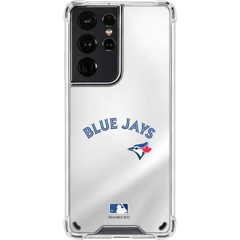 MLB Toronto Blue Jays Jersey Home Galaxy S21 Ultra 5G Clear Case