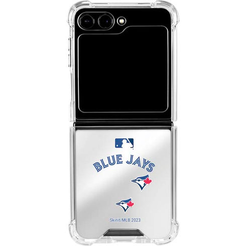 MLB Toronto Blue Jays Jersey Home Galaxy Z Flip5 5G Clear Case