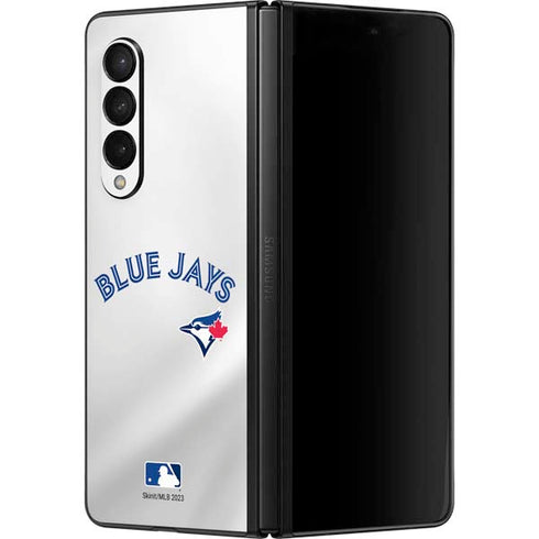 MLB Toronto Blue Jays Jersey Home Galaxy Z Fold3 5G Skin