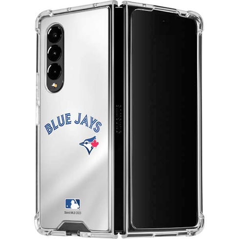 MLB Toronto Blue Jays Jersey Home Galaxy Z Fold4 5G Clear Case