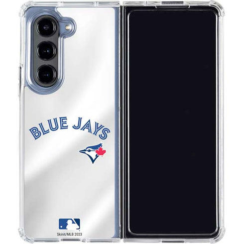 MLB Toronto Blue Jays Jersey Home Galaxy Z Fold5 5G Clear Case