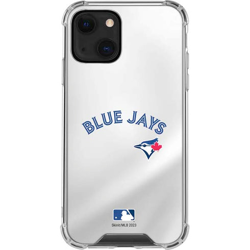 MLB Toronto Blue Jays Jersey Home iPhone 13 Mini Clear Case