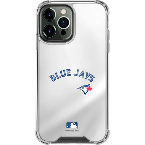 MLB Toronto Blue Jays Jersey Home iPhone 13 Pro Max Clear Case