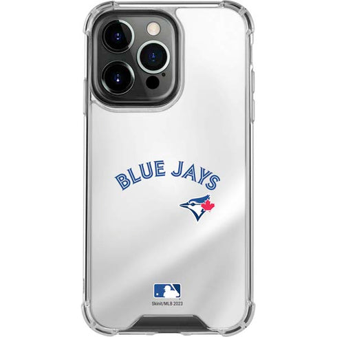 MLB Toronto Blue Jays Jersey Home iPhone 14 Pro Clear Case