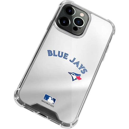 MLB Toronto Blue Jays Jersey Home iPhone 14 Pro Clear Case