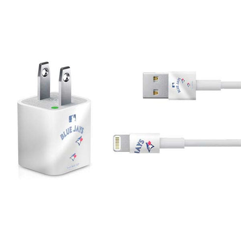 MLB Toronto Blue Jays Jersey Home iPhone Charger (5W USB) Skin