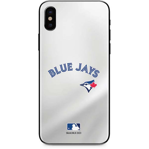 MLB Toronto Blue Jays Jersey Home iPhone X Skin