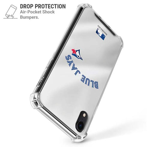 MLB Toronto Blue Jays Jersey Home iPhone XR Clear Case