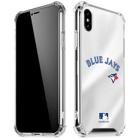 MLB Toronto Blue Jays Jersey Home iPhone XS Max Clear Case