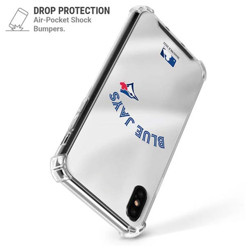 MLB Toronto Blue Jays Jersey Home iPhone XS Max Clear Case