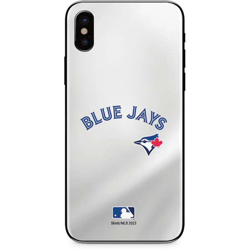 MLB Toronto Blue Jays Jersey Home iPhone XS Skin