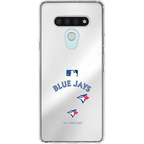 MLB Toronto Blue Jays Jersey Home LG Stylo 6 Clear Case
